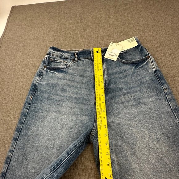 New! a.n.a. a new approach Bermuda Shorts High Rise Denim Cutt Off Shorts Sz 10 - Picture 5 of 13